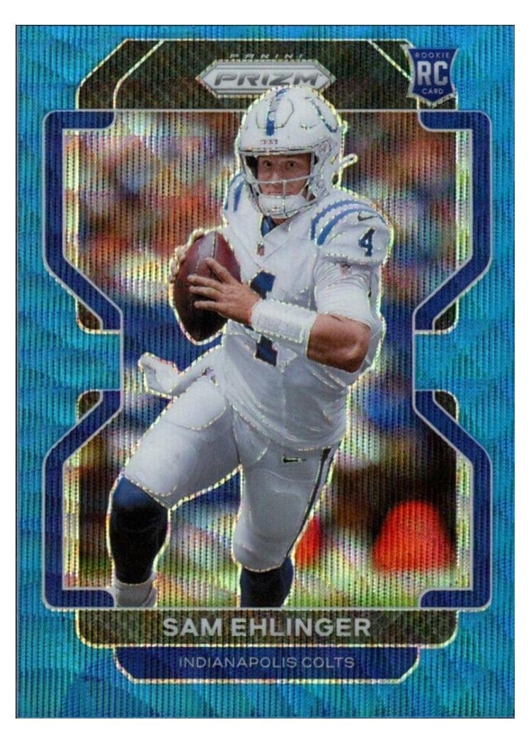 2021 Panini Prizm Base Set Sam Ehlinger #395 card