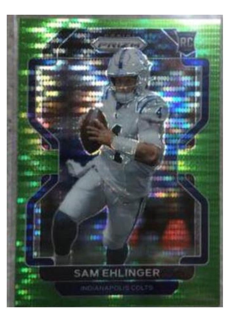 2021 Panini Prizm Base Set Sam Ehlinger #395 card