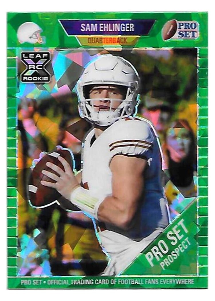 2021 Panini Prizm Base Set Sam Ehlinger #395 card