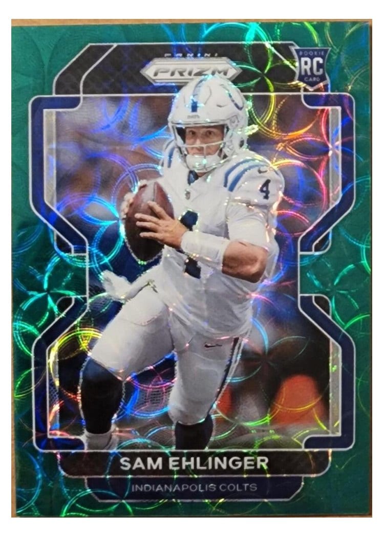 2021 Panini Prizm Base Set Sam Ehlinger #395 card