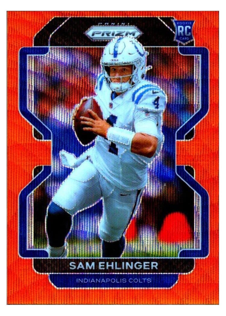 2021 Panini Prizm Base Set Sam Ehlinger #395 card