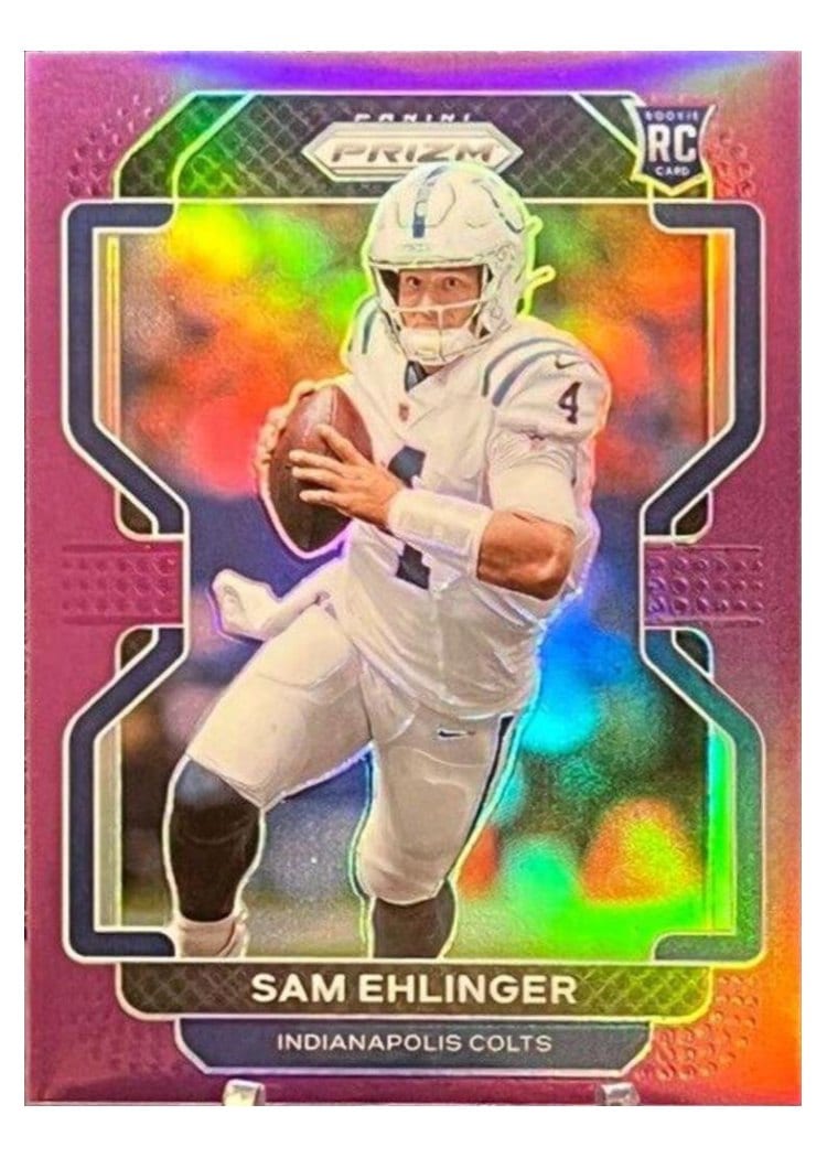 2021 Panini Prizm Base Set Sam Ehlinger #395 card
