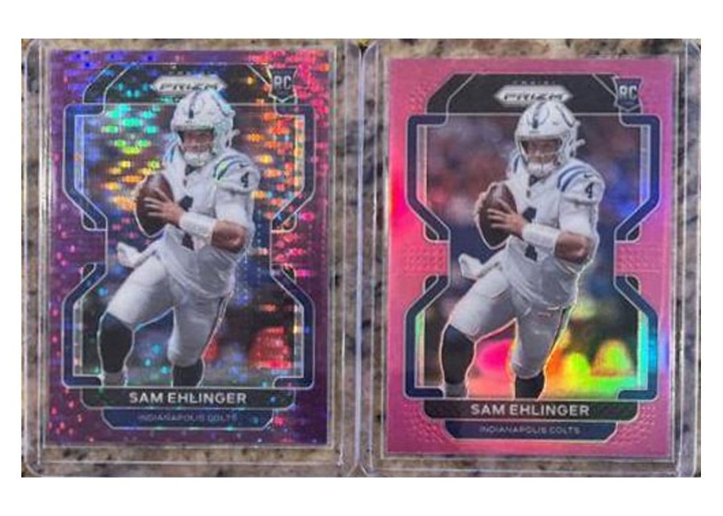 2021 Panini Prizm Base Set Sam Ehlinger #395 card
