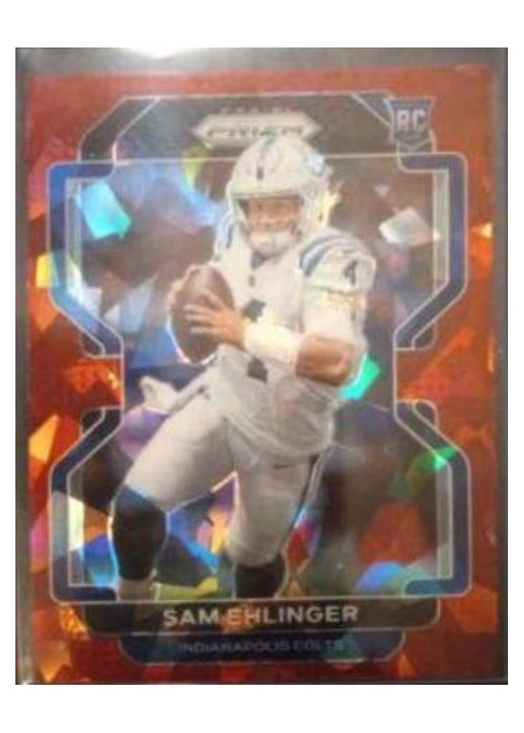 2021 Panini Prizm Base Set Sam Ehlinger #395 card