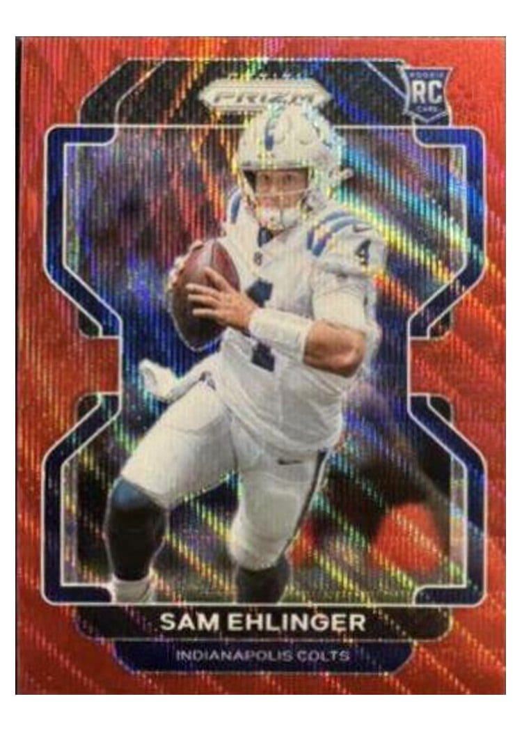 2021 Panini Prizm Base Set Sam Ehlinger #395 card