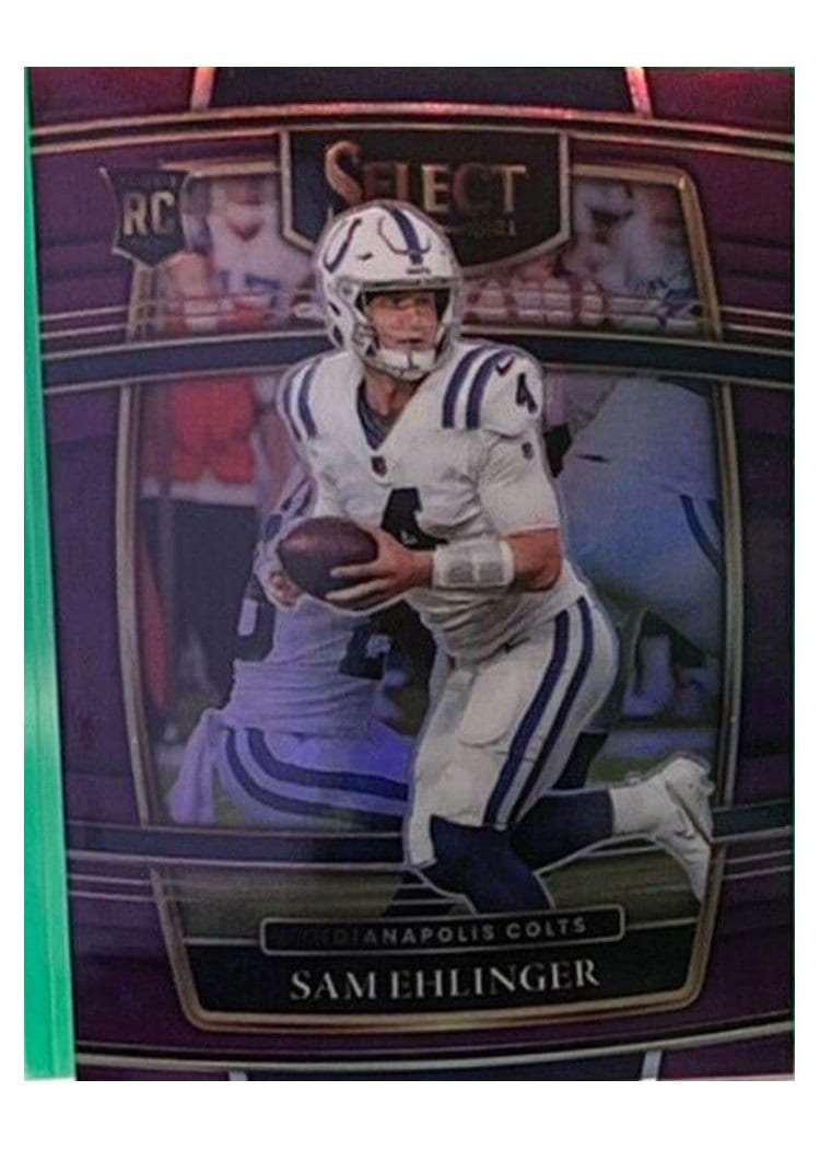 2021 Panini Select Base Set Sam Ehlinger Purple #98 card