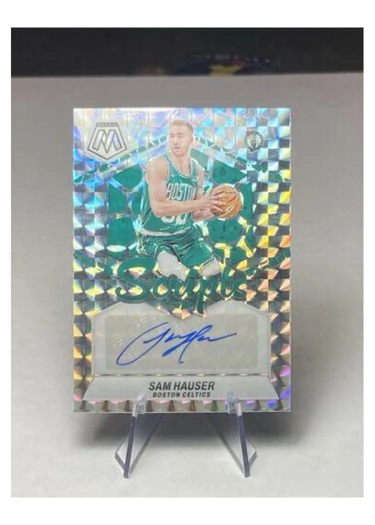 2023 Panini Mosaic Scripts Sam Hauser #MS-HAU card