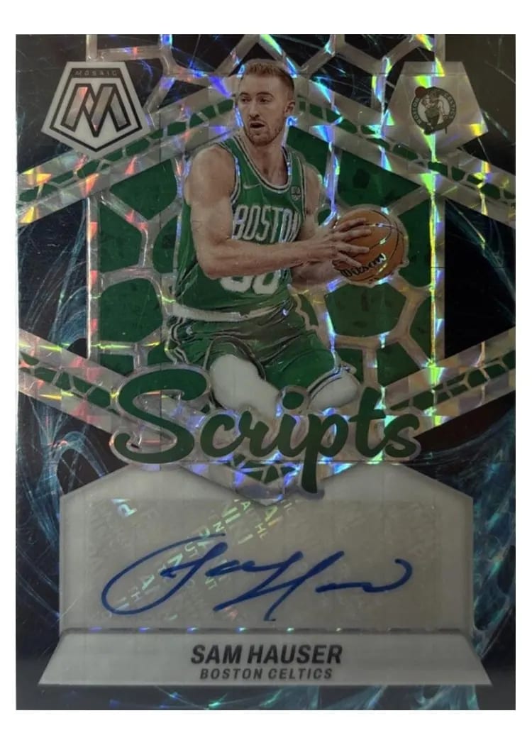 2023 Panini Mosaic Scripts Sam Hauser #MS-HAU card