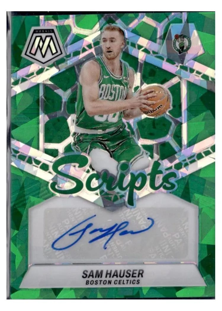 2023 Panini Mosaic Scripts Sam Hauser #MS-HAU card