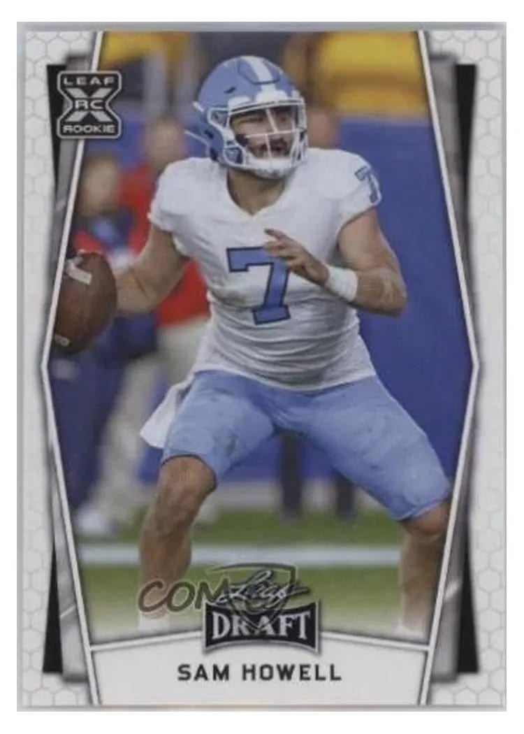 2022 Leaf Draft Sam Howell #B-10 card