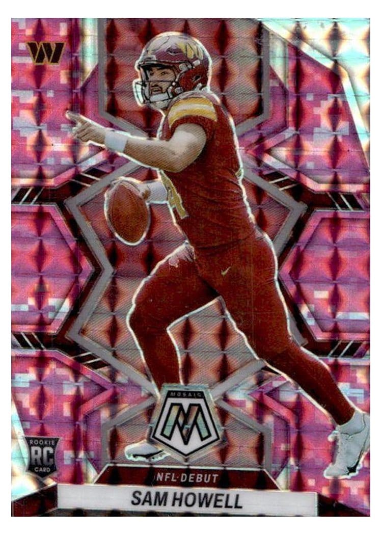 2022 Panini Mosaic Base Set Sam Howell #274 card