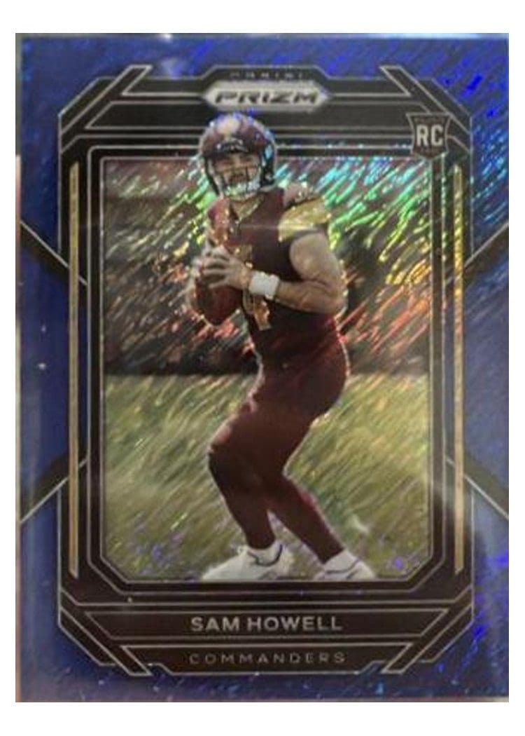 2022 Panini Prizm Sam Howell Blue Shimmer #306 card