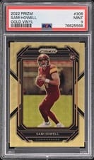 2022 Panini Prizm Sam Howell Gold Vinyl #306 card