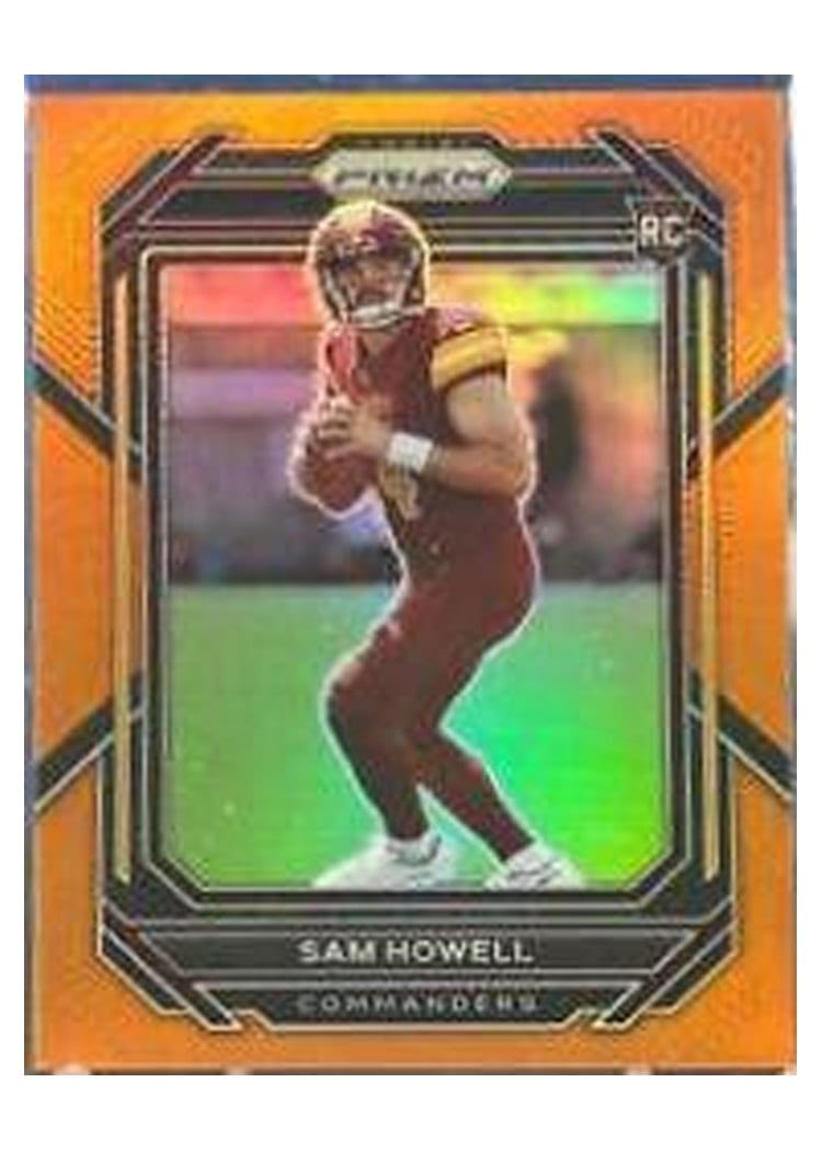 2022 Panini Prizm Sam Howell Orange #306 card