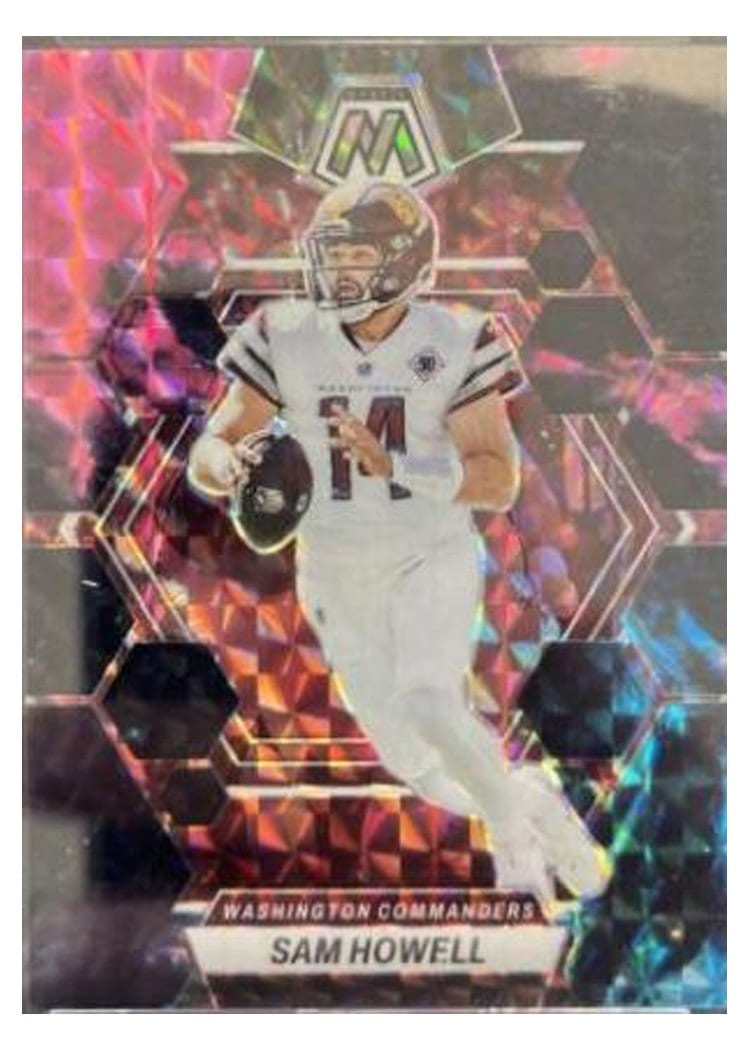 2023 Panini Mosaic Base Set Sam Howell Choice Nebula #243 card
