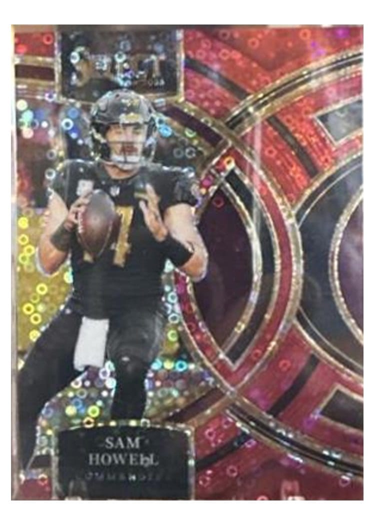 2023 Panini Select Base Set Sam Howell Disco Red Prizm #158 card