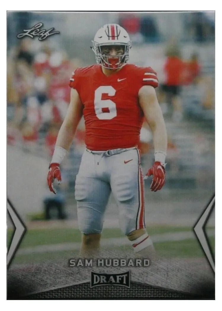 2018 Leaf Draft Sam Hubbard #55 card