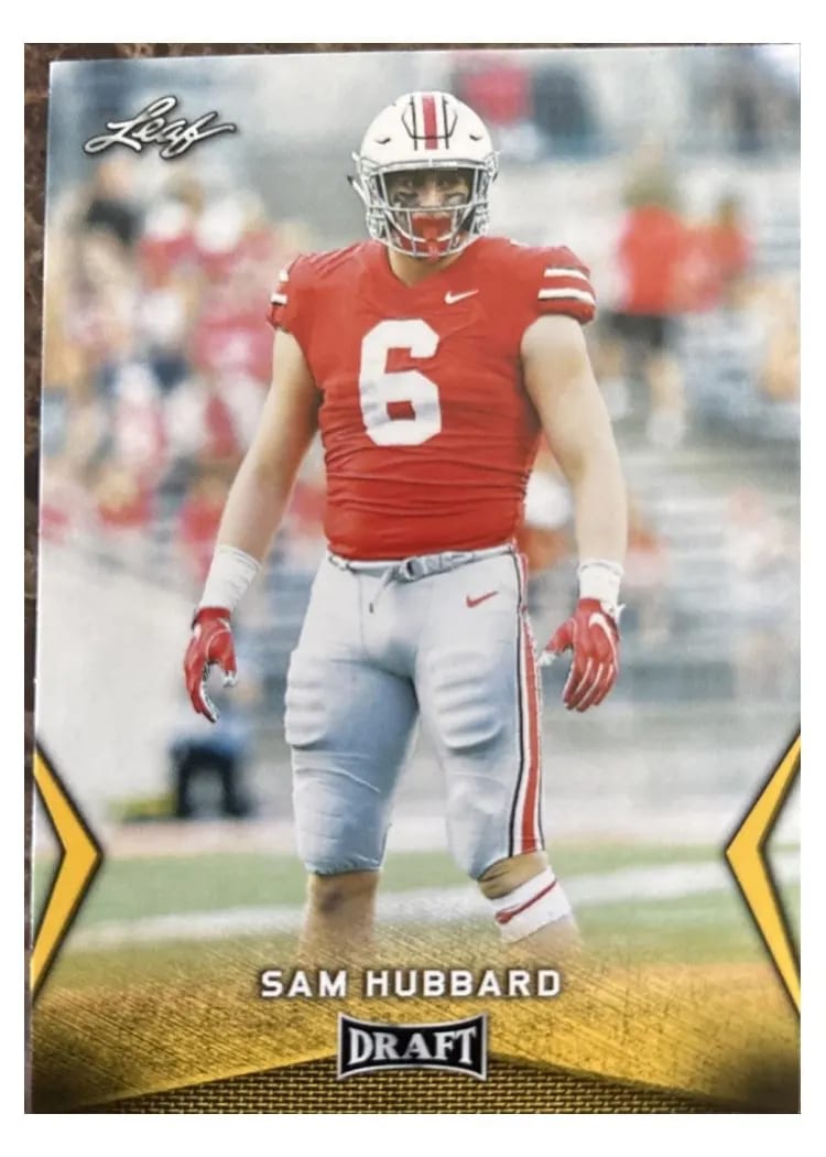 2018 Leaf Draft Sam Hubbard #55 card