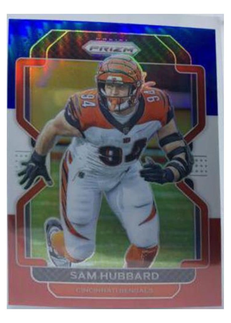 2021 Panini Prizm Base Set Sam Hubbard #277 card