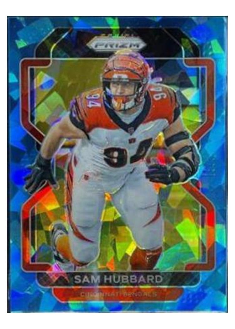 2021 Panini Prizm Base Set Sam Hubbard #277 card
