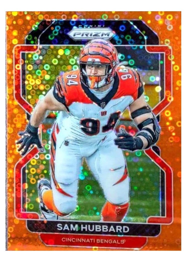 2021 Panini Prizm Base Set Sam Hubbard #277 card