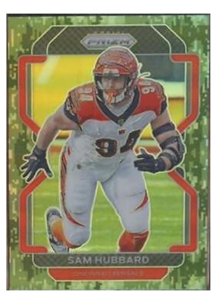 2021 Panini Prizm Base Set Sam Hubbard #277 card