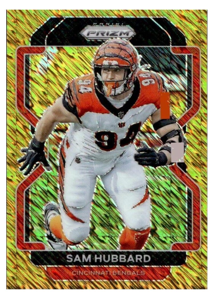 2021 Panini Prizm Base Set Sam Hubbard #277 card