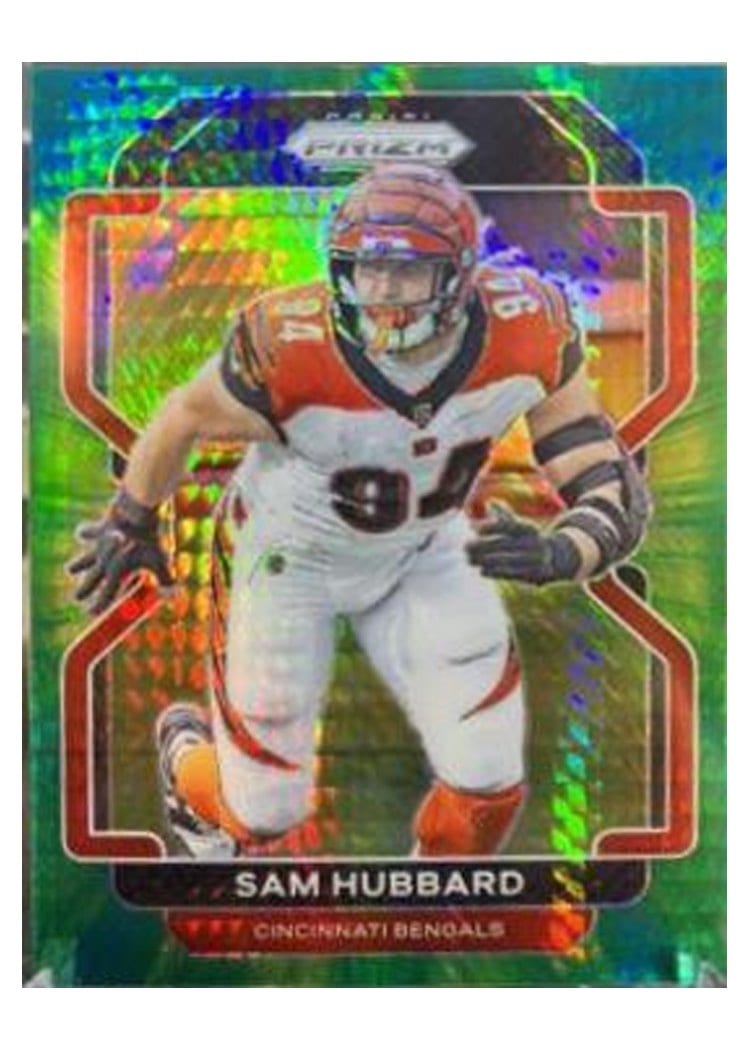 2021 Panini Prizm Base Set Sam Hubbard #277 card