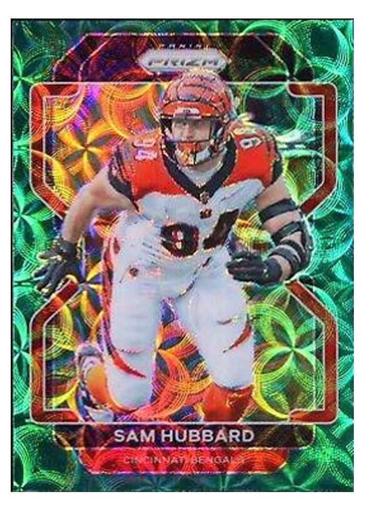 2021 Panini Prizm Base Set Sam Hubbard #277 card
