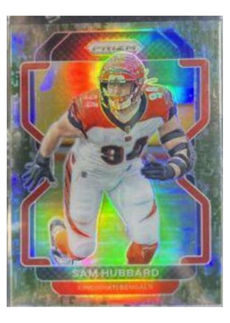 2021 Panini Prizm Base Set Sam Hubbard #277 card