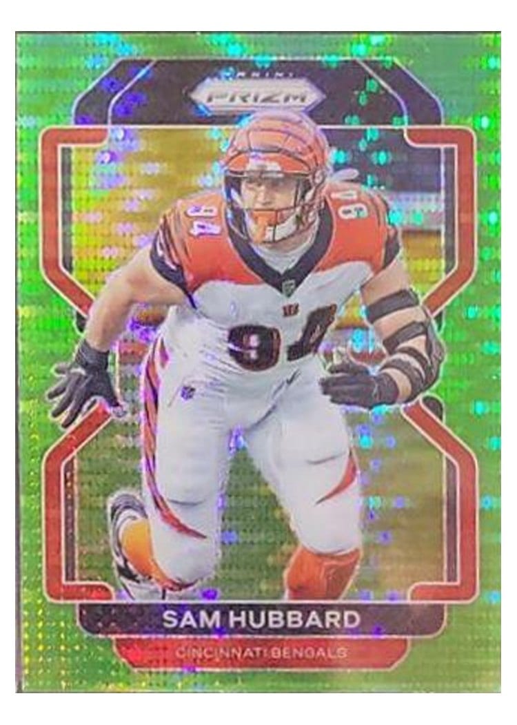 2021 Panini Prizm Base Set Sam Hubbard #277 card