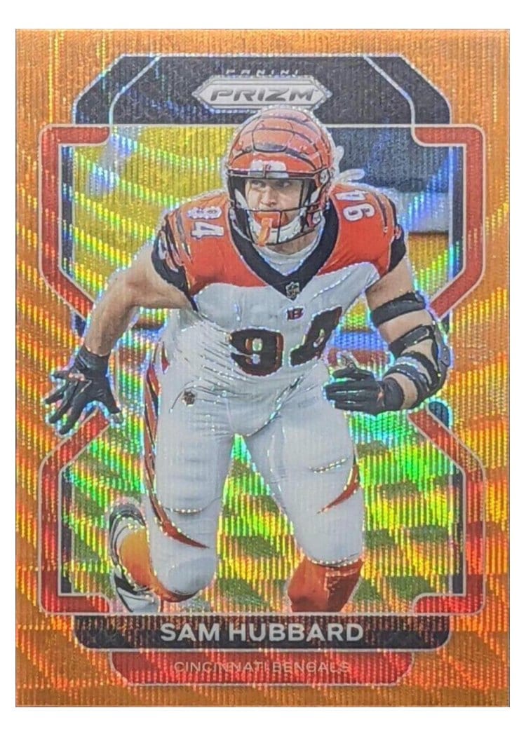 2021 Panini Prizm Base Set Sam Hubbard #277 card