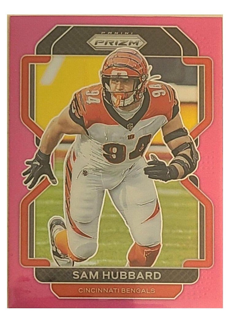 2021 Panini Prizm Base Set Sam Hubbard #277 card