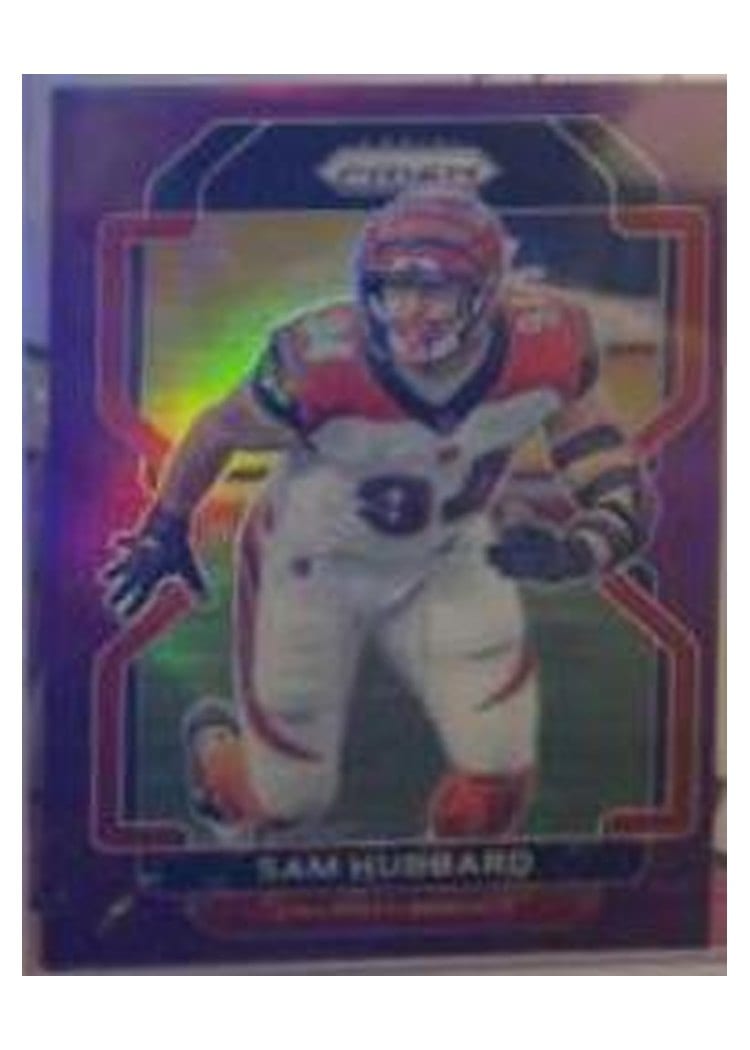 2021 Panini Prizm Base Set Sam Hubbard #277 card