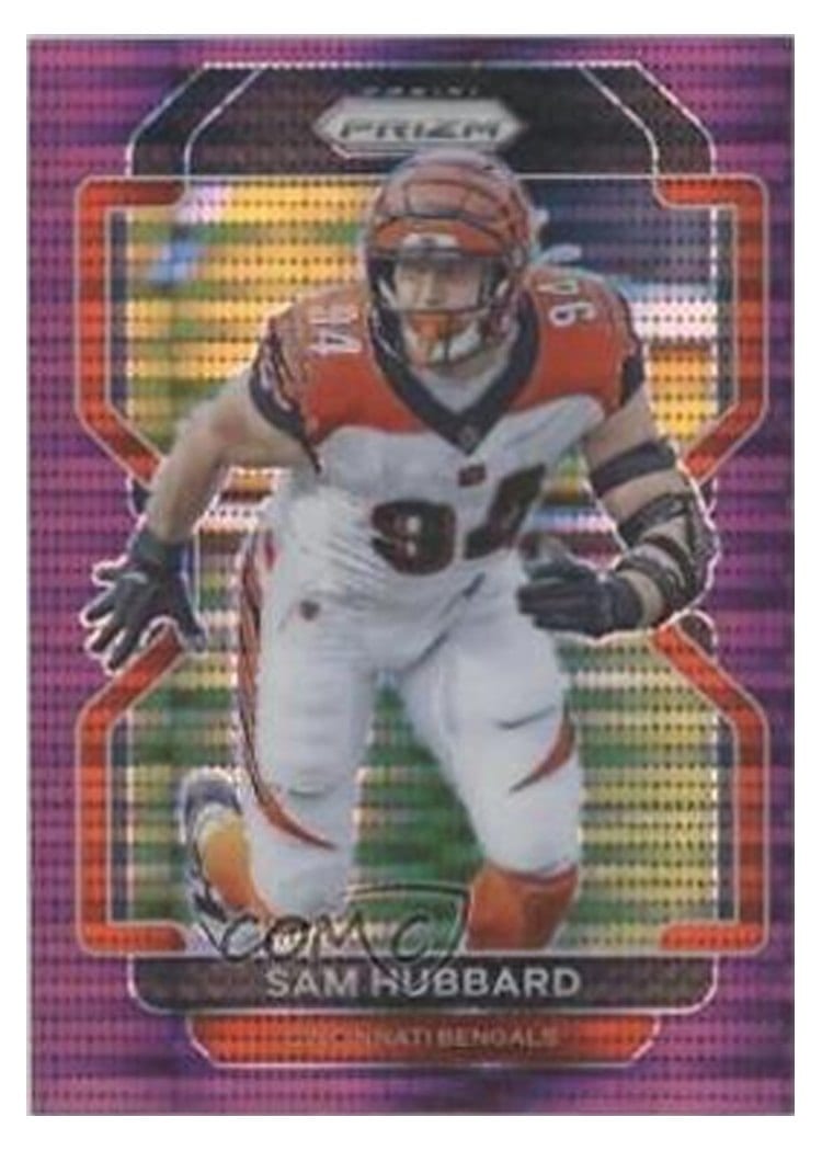 2021 Panini Prizm Base Set Sam Hubbard #277 card