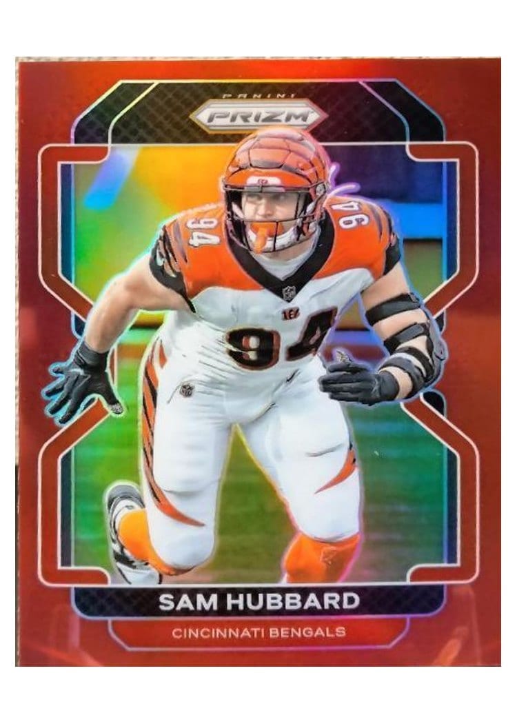 2021 Panini Prizm Base Set Sam Hubbard #277 card