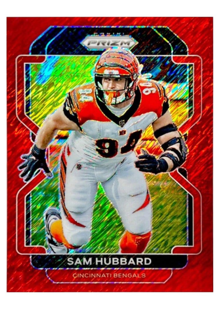2021 Panini Prizm Base Set Sam Hubbard #277 card