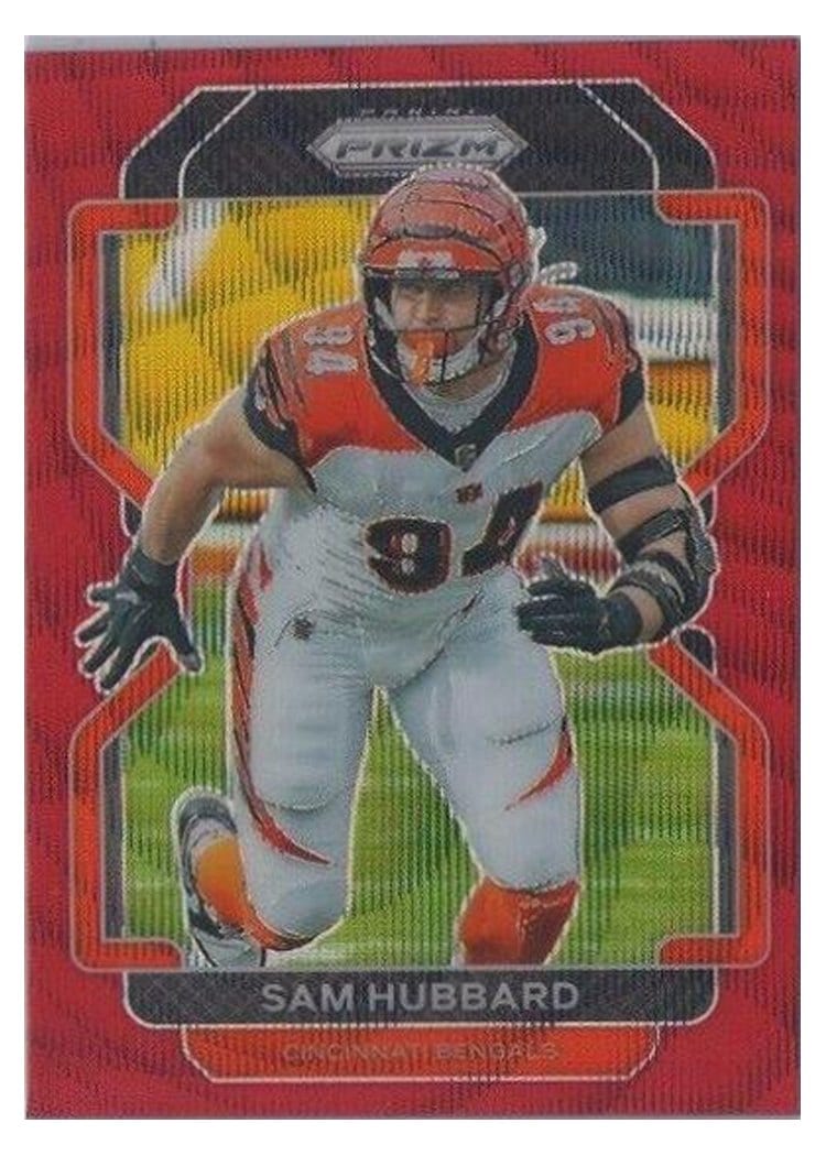 2021 Panini Prizm Base Set Sam Hubbard #277 card