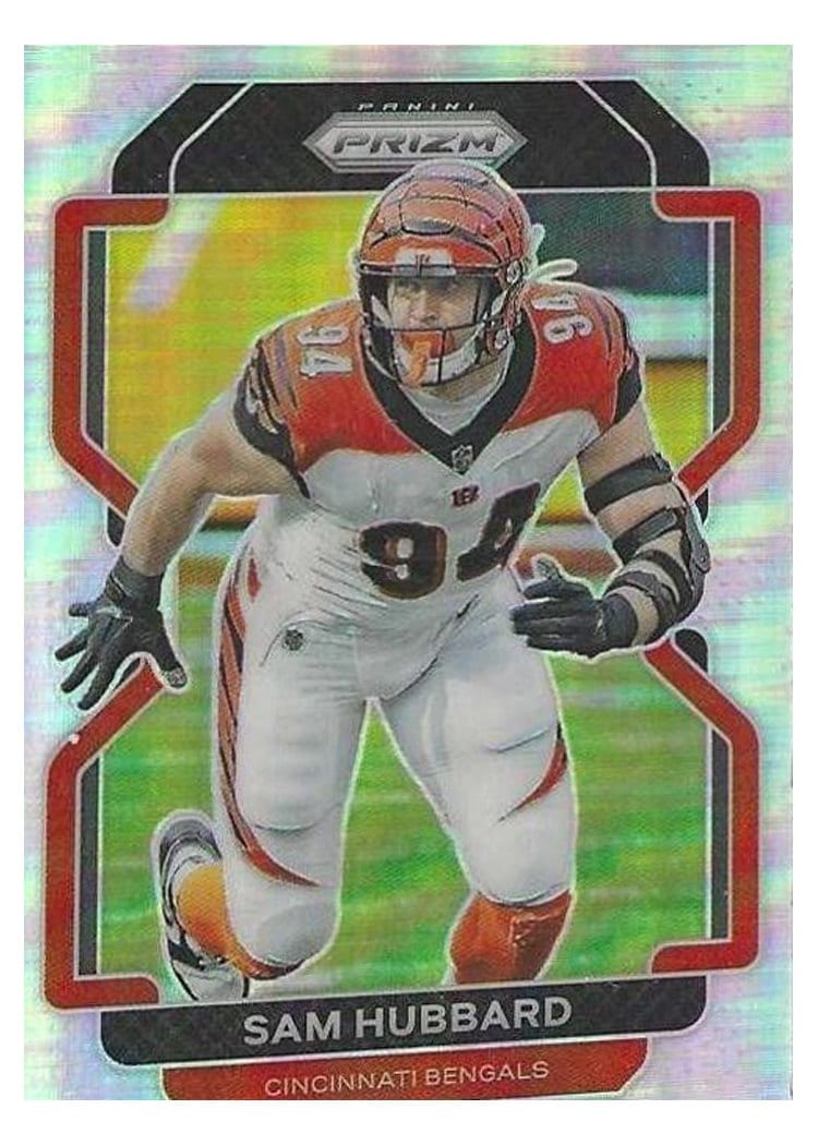 2021 Panini Prizm Base Set Sam Hubbard #277 card