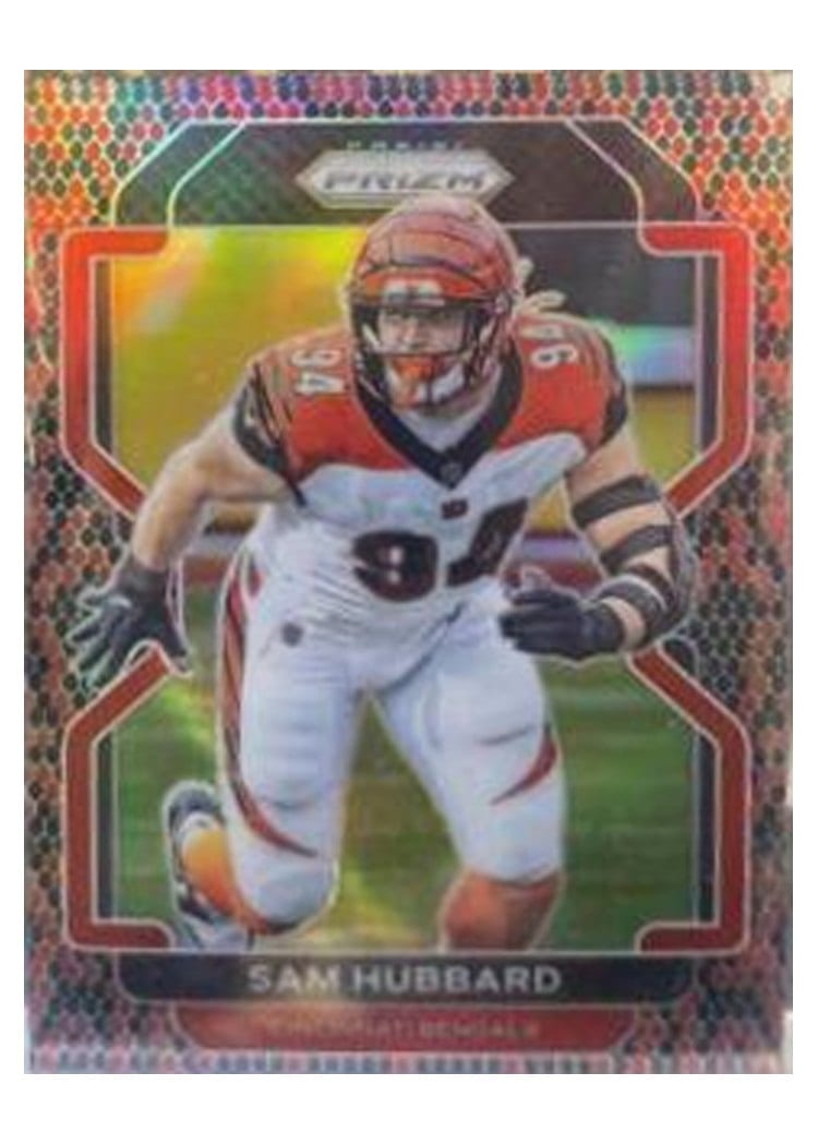 2021 Panini Prizm Base Set Sam Hubbard #277 card