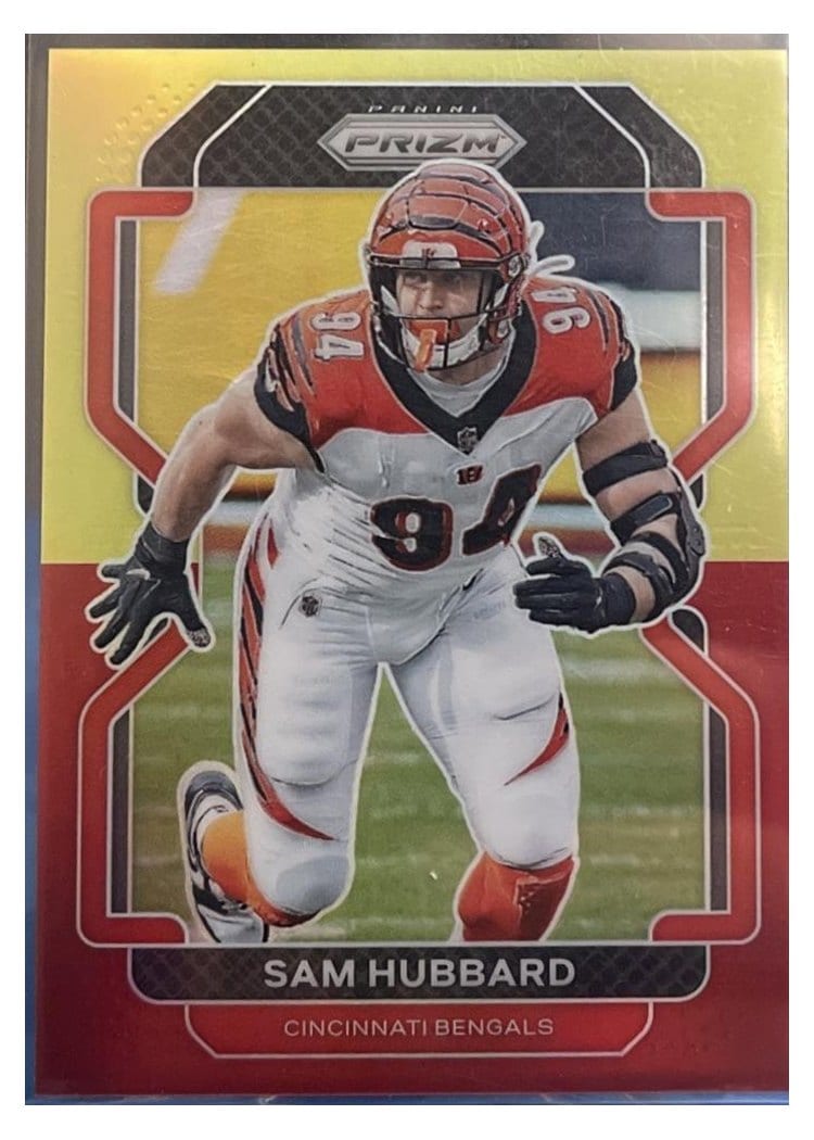 2021 Panini Prizm Base Set Sam Hubbard #277 card