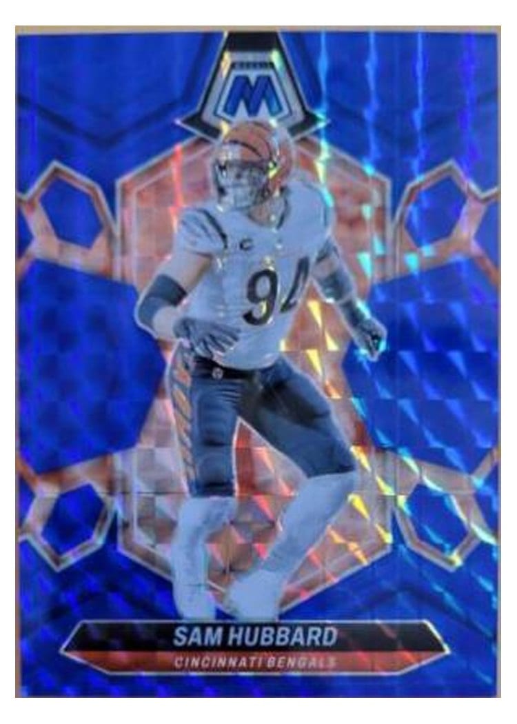 2024 Panini Mosaic Base Set Sam Hubbard Blue #47 card