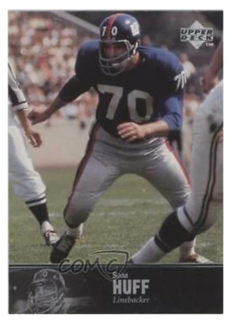 1997 Upper Deck Legends Sam Huff #31 card