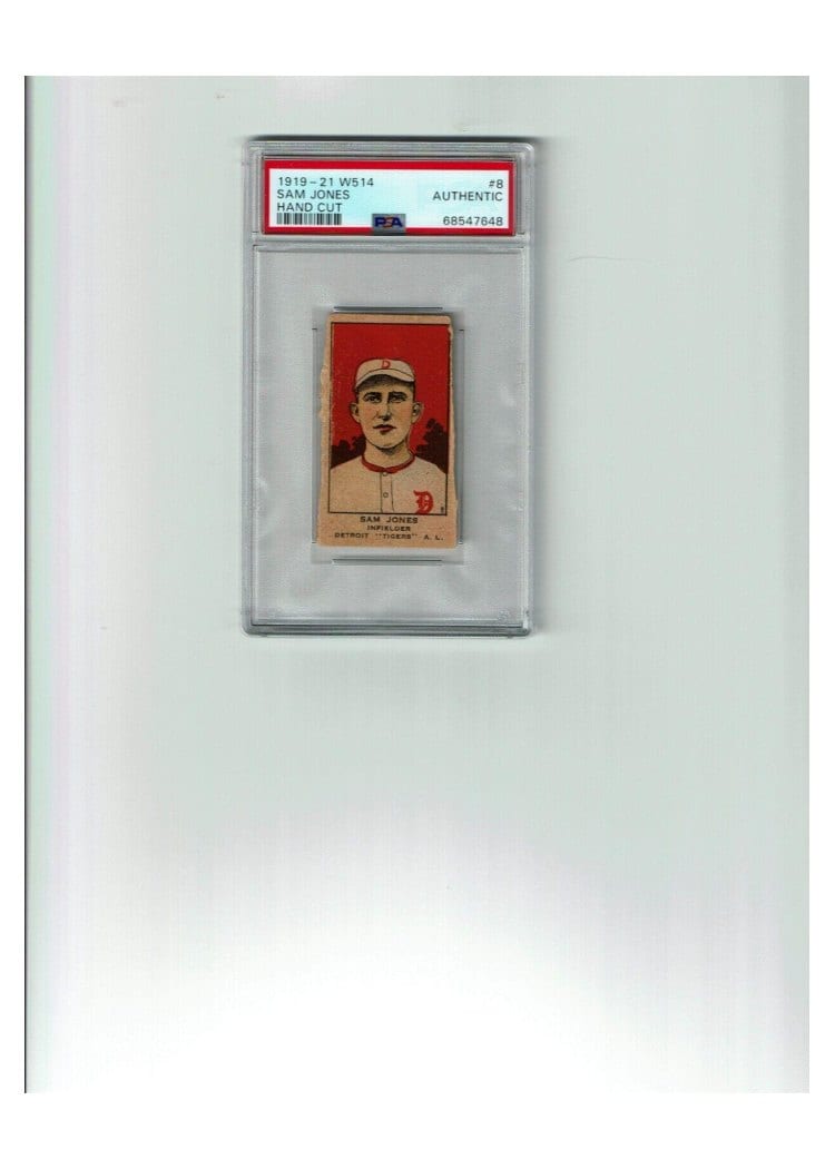 1919 W514 Sam Jones #8 card