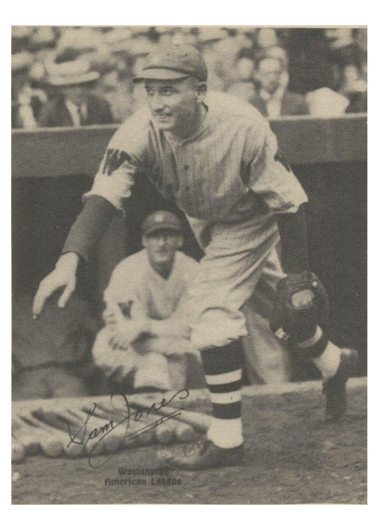 1929 R316 Kashin Publications Sam Jones card
