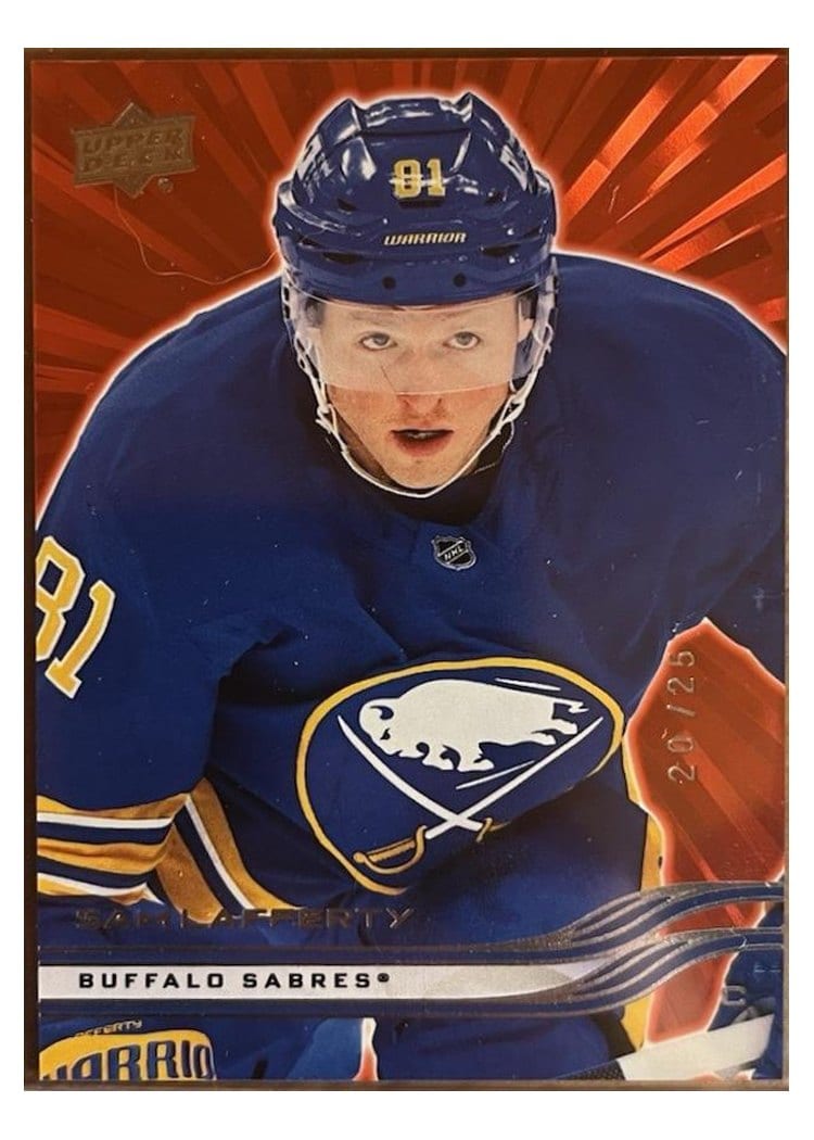 2025-26 Upper Deck Base Set Sam Lafferty #16 card