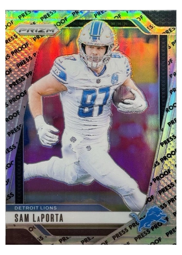 2024 Panini Prizm Base Set Sam LaPorta #96 card