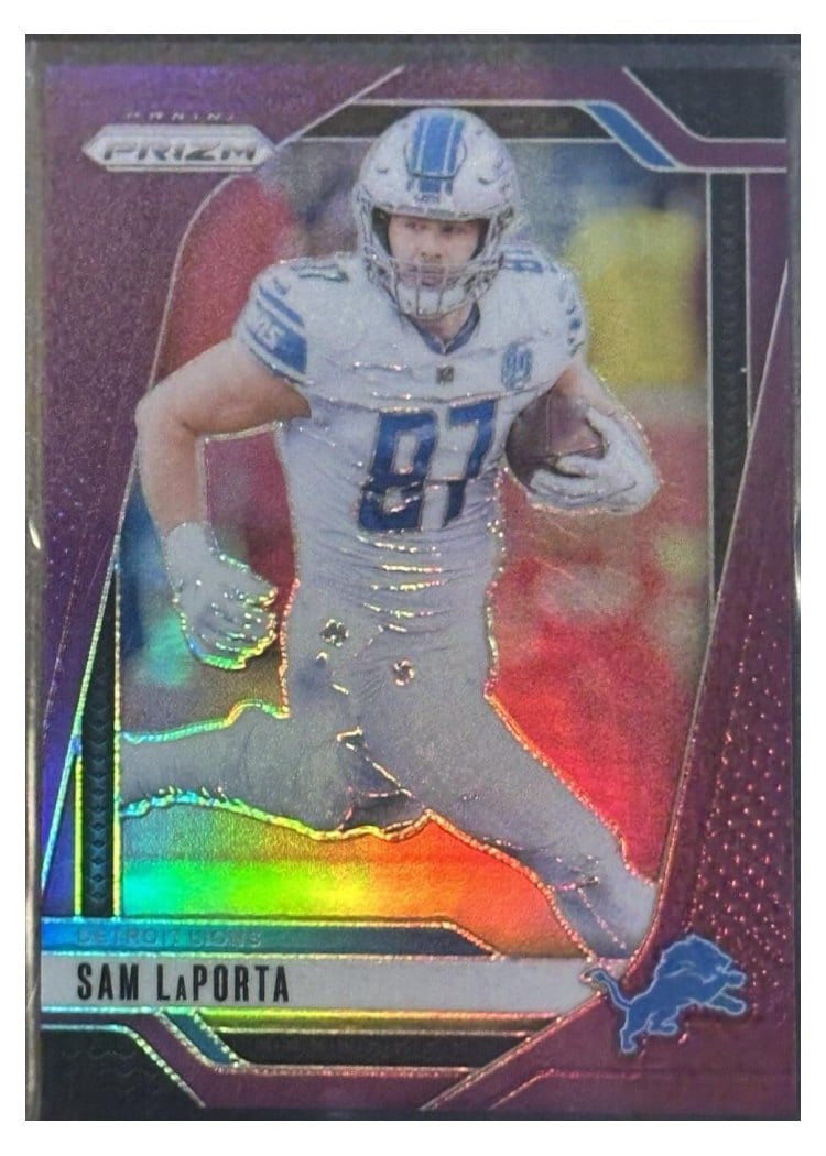 2024 Panini Prizm Base Set Sam LaPorta #96 card