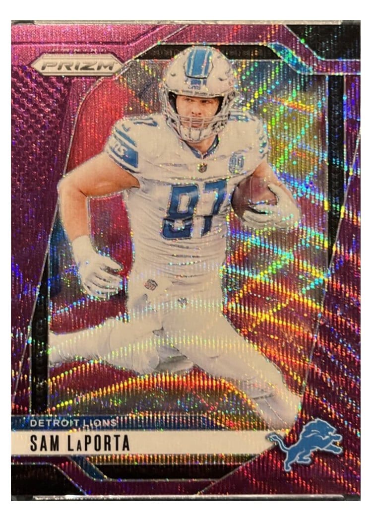2024 Panini Prizm Base Set Sam LaPorta #96 card