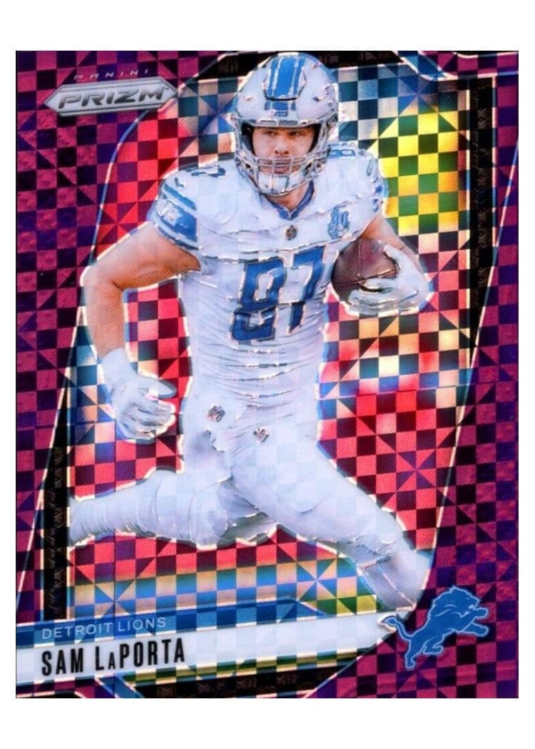 2024 Panini Prizm Base Set Sam LaPorta #96 card